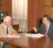 Prof. Popivanov talked to Mr. Juan Manuel Moreno Olmedilla, representative of the World Bank for Bulgaria